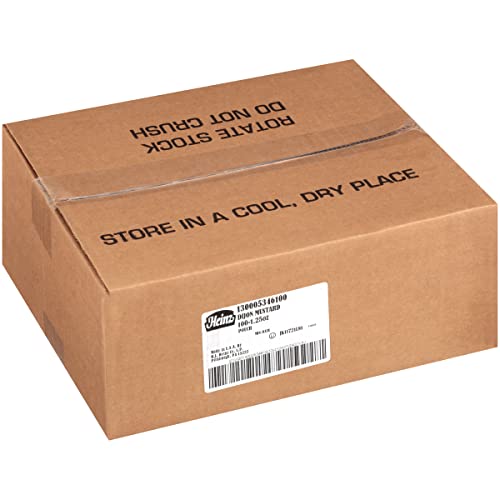 Image of Heinz Single Serve Dijon Mustard (100 ct Casepack, 1.25 oz Packets)