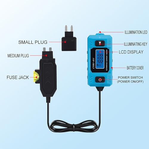 Fusibles de coche controlados fácilmente en carretera con este probador LCD de 48V 4