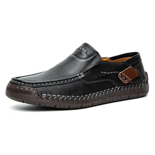 The First Young Shoes Men, Thefirstyoung Mens Slip Ons, Men's Dress Driving Loafers Slip-On Leather Casual Shoes for Travel & Outdoor