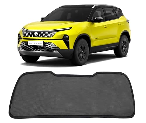 Image of Autofact Dicky Curtain for Tata Harrier| Custom Fit Rear Windshield Sunshade | UV & Heat Protection | Foldable Mesh | Privacy & Cooling Car Accessory