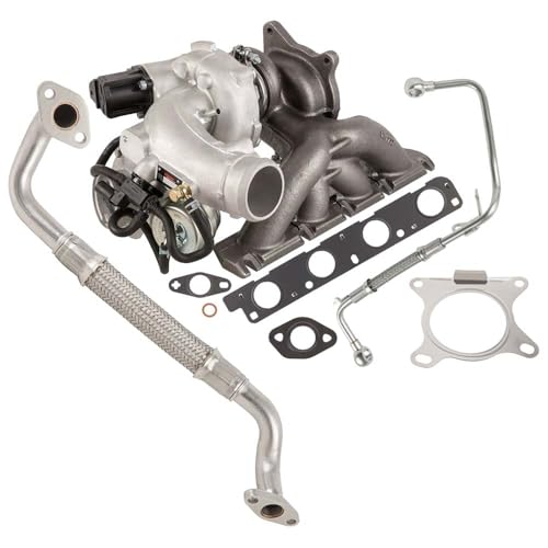 For Audi A3 Volkswagen VW Golf GTI Jetta Passat Eos 2.0T BPY Stigan K03 Turbo Kit With Turbocharger Gaskets & Oil Line - BuyAutoParts 40-80312S4 New