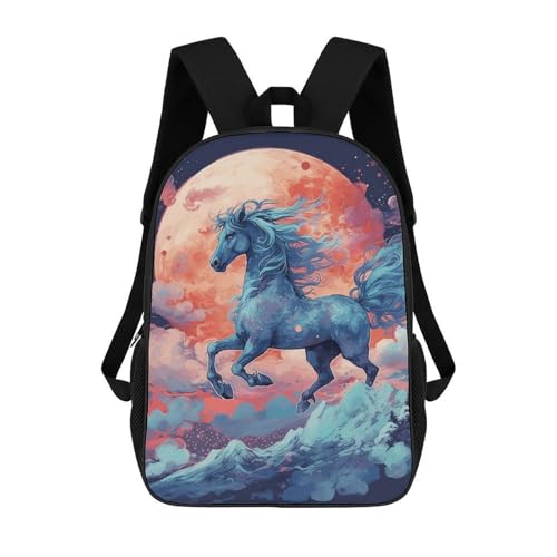 Caiyun Pegasus Laptop-Rucksack für Herren und Damen, für Reisen, Arbeit, Business, leicht, zurück