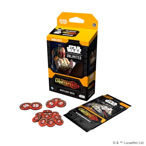 Fantasy Flight Games - Star Wars: Unlimited TCG Jump to Lightspeed Spotlight-Deck Boba Fett - 50-Karten-Deck mit exklusiven Karten! Alter… – Ansicht 2