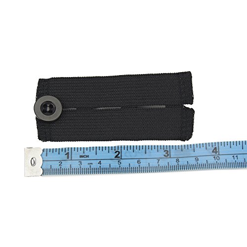 STRETCH COMFORT Waist Extension for Jeans & Pants - Simply button on to make 2" elastic/stretchy waistband instantly (5) Black3