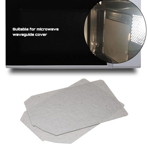 SG Store 4 Stück Wellenleiterabdeckungen Glimmerplatten Schutzabdeckung für Mikrowellenherde Magnetron Reparaturteil Kompatibel mit Panasonic 125 x 84mm