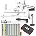 CWOVRS Knife Sharpening Kit, RX-009 Professional Knife Sharpener, 360° Flip Rotation, Upgraded Fixed-Angle & Adjustable Knife-Clip, Chef Knife Sharpening System, 10 Stones+ Polish Kit