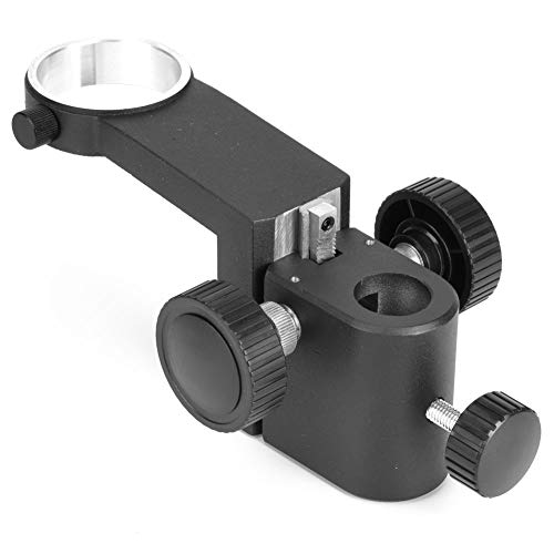 Stereo Microscope Bracket Focusing Bracket 50mm Diameter Holder ABS Material Black Color