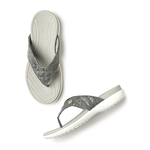 Image of Marc Loire Women's Comfortable Flip Flop Casual T-Strap Flats Slippers