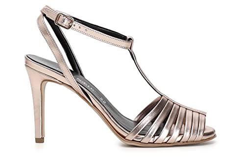 Sandales T métallisées Cafe Noir rose pointure 40 pour femme