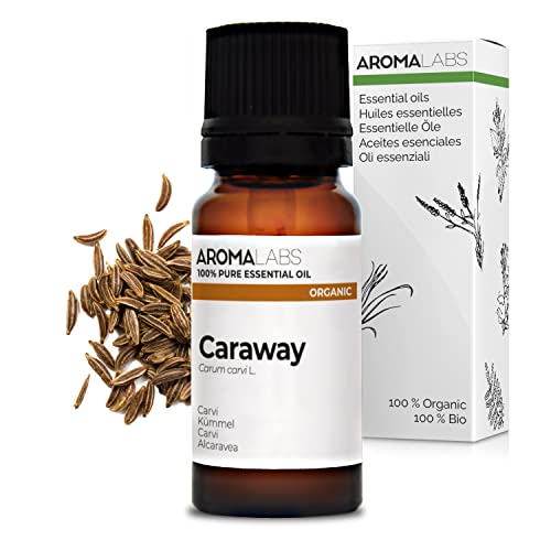 Alcaravea BIO (Carum carvi) - 10 mL - Aceite Esencial Quimiotipado y Certificado AB - Aroma Labs