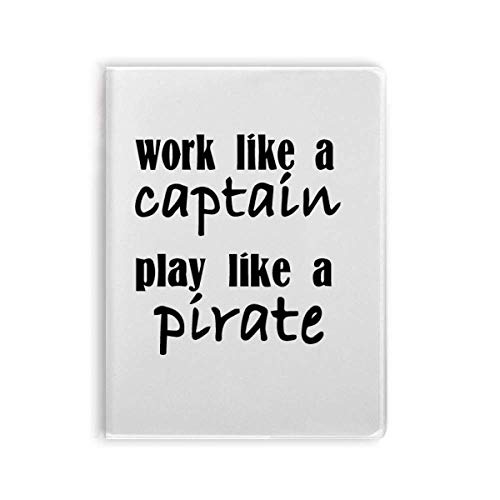 Journal carnet de notes souple Captain Play Like Pirate pour écrire au quotidien