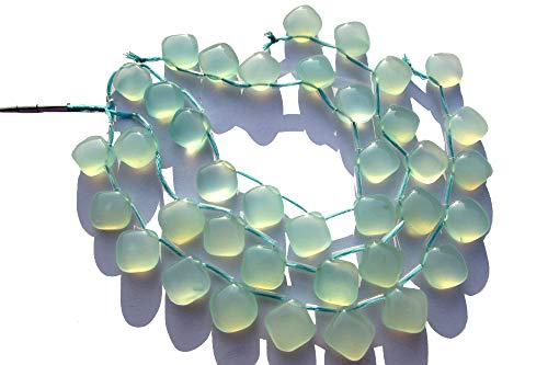 Perles de calcédoine péruvienne naturelle de forme lisse de qualité AAA pour création de bijoux