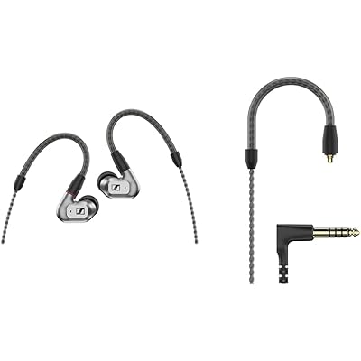 ゼンハイザー(Sennheiser) 【セット買い】IE 200 シルバー + 4.4mmバランスケーブル