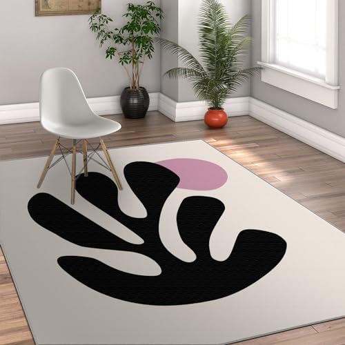 Tapis d'algues mignonnes avec dossier antidérapant et texture lavable
