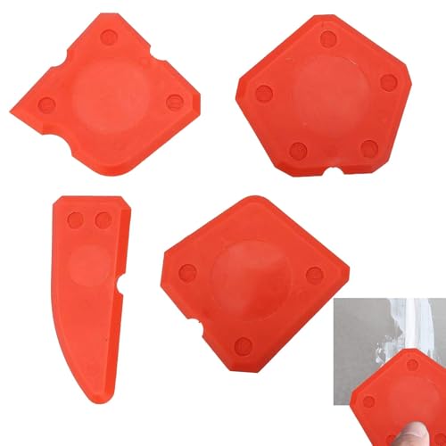Holdes Rascador de pegatinas, herramienta de limpieza, rascador de cristal, rasqueta de limpieza, 4 rascadores de suelo, ventanas, herramientas de limpieza, herramientas para vidrio, ventanas y