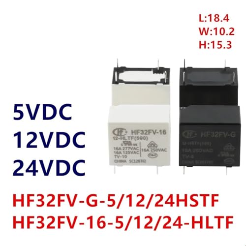 Relais 12V HF32FV-G-12-HSTF 10A composant commutation PCB - 2