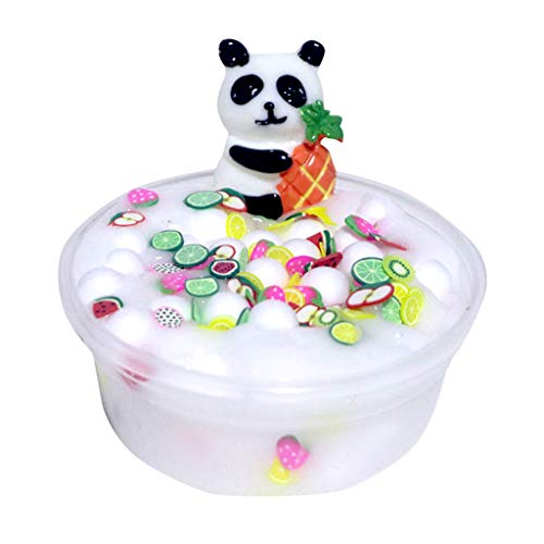 callm Panda Beads Slime Clay Sludge Toy Kids Adult Stress Relief Plasticin Toys Gift - 60ml