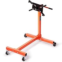 VEVOR Motorständer Motorhalter 340 kg, Motorständer Klauenheber Getriebehalter, Motorheber Kfz-Werkstatt mit 4 Rädern & 508 mm Griff, Bewegliche Motorheber Motorkräne Reparaturwerkzeuge Motor