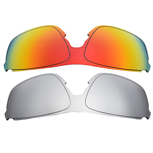 Verres Oakleys EVZero Pitch de rechange rouge titane protection UV active