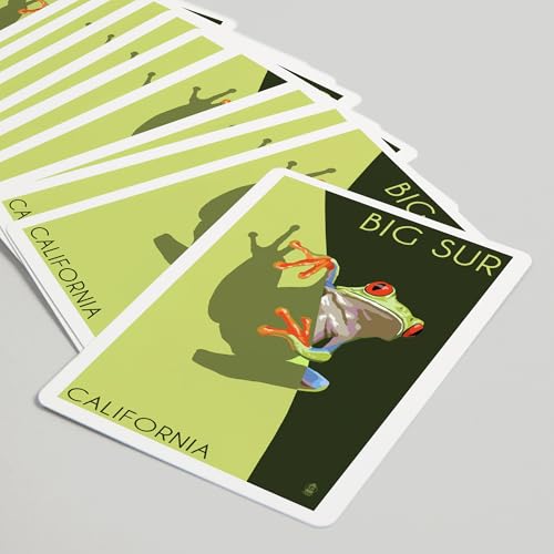 Lantern Press Big Sur California Juego de Cartas Poker miniatura 5