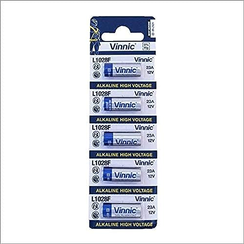 Vinnic 5pk L1028 Alkaline 12V Batteries GP23A MN21 A23 LRVO8