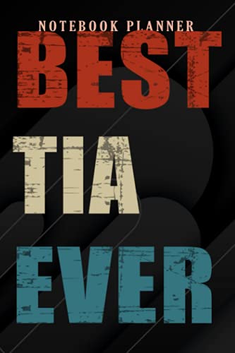 Notebook Planner Tia like a mom only cooler good - Aunt Aunty graphic: 6x9 in ,Money,Budget,Do It All,Passion,Small Business,High Performance