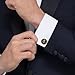 Mens Fashion Cufflinks for Business Wedding, Gold Black Mexican Mexico Flag Eagle Art Round Cuff Links Tuxedo Shirt Jewelry Accessories