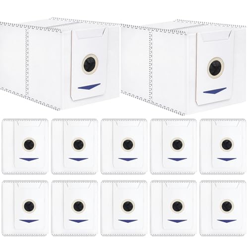 BUXEBUX 12 Pack Replacement Dust Bags for Yeedi M12 PRO+