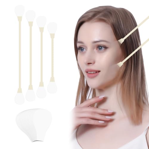 CULEO Productos para el cuidado del cuello y del escote,24 pegatinas para mascarilla de mentón, pequeñas pegatinas en forma de V para levantar y tensar la piel del rostro.