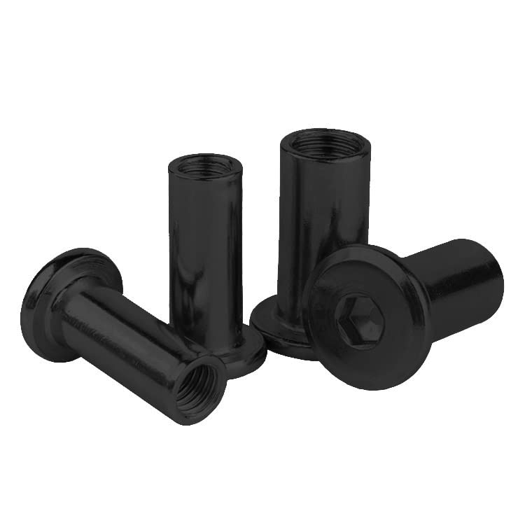 Rely®⇒VP INDUSTRIES (Pcs-25) M8x21 mm Allen JCB Sleeve barrel nut with internal thread | Flat Head Screw Furniture Joint Connector threaded Barrel Nut Feasible for Insert of All M8 Thread Screw