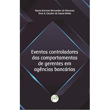 Capa do livro EVENTOS CONTROLADORES DOS COMPORTAMENTOS DE GERENTES EM AGÊNCIAS BANCÁRIAS