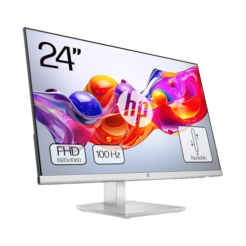 HP 524sh- 23.8" FHD Monitor (1920x1080, IPS, 100 Hz, 5ms, 99% sRG...