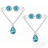 Non-Piercing Nipple Clamps Adhesive Rings White Pearl Chain Nipple Clips Nipple Clips Non Piercing Nipple stimulates Women (Blue Water Drop)