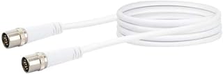 Schwaiger KDSK15 042 Coaxial Cable 1.5 m F White – Coaxial Cables (1.5 m, F, F, Male Connector/Male Connector, Straight, Straight)