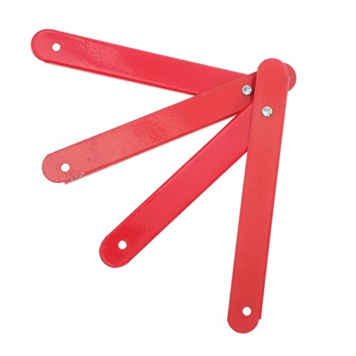 Beaupretty 2個屋根裏はしごヒンジ交換用部品 軽量アルミ合製 折りたたみ式踏み台用 ヒンジ ロッド はしご部品 修理用