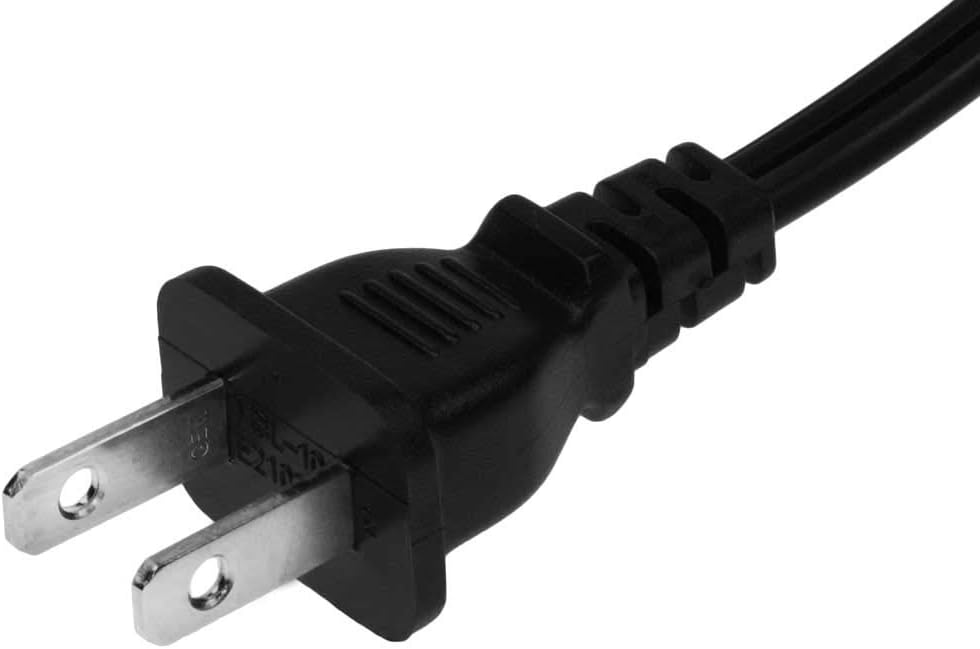 SF Cable 3ft 18 AWG 2-Slot Non-Polarized Power Cord (IEC320 C7 to NEMA 1-15P)
