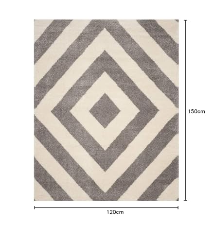 Image of Carpet Mahal Presence Gorgeous Design of Super Soft Shaggy Carpet for Living Room, Bedroom, Hall and Anywhere in Home. [4x5 feet]