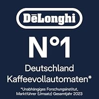 De'Longhi Rivelia EXAM440.35.B Kaffeevollautomat mit Milchaufschäumdüse, Wechselbarer Bohnenbehälter, 8 Kaffeegetränke auf Knopfdruck, Extra-Shot-Funktion, 3,5" Touch-Display, Onyx Schwarz – Ansicht 2