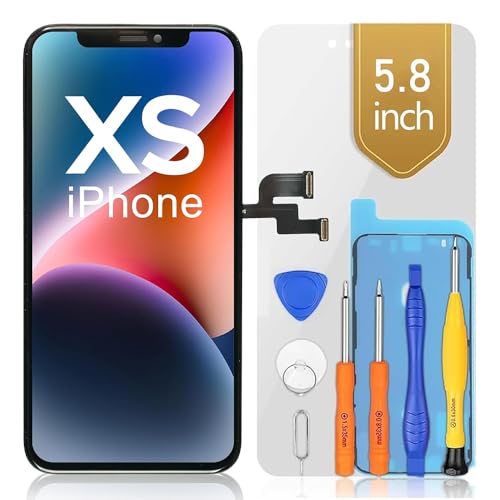 Compatibile con iPhone XS: questo schermo LCD funziona solo con iPhone X (5,8 pollici). Si prega di verificare il retro del telefono se non si conosce il modello del telefono. Puoi cercare il tuo modello di telefono su Google per assicurarti che il tuo telefono sia un iPhone XS o meno. Si prega di riconoscere il modello del vostro iPhone prima dell'acquisto