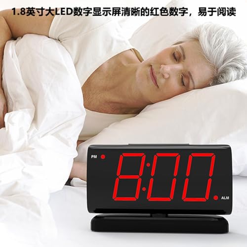 Reloj de alarma LED para oficina y cocina con pantalla digital compacta 7