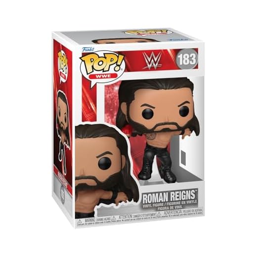 Funko Pop! WWE: Roman Reigns - Figura de Vinilo Coleccionable - Idea de Regalo - Mercancia Oficial - Juguetes para Niños y Adultos - Sports Fans - Muñeco para Coleccionistas y Exposición