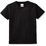 [ユナイテッドアスレ] 5.6オンス ハイクオリティー Tシャツ 500102 [キッズ] 002 ブラック 150