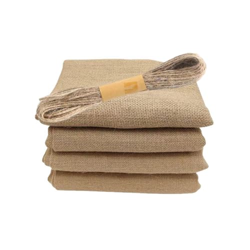 Burlap Sacks 4 Pack 23x39 Heavy Duty Jute Burlap Bags