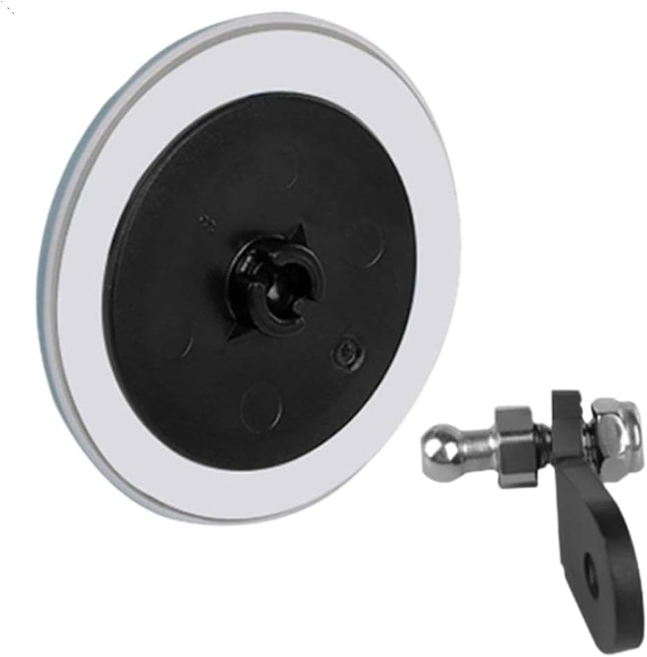 Motorcycle Handlebar Small Round Blind Spot Mirror Compatible with ZX25R and SUP Models