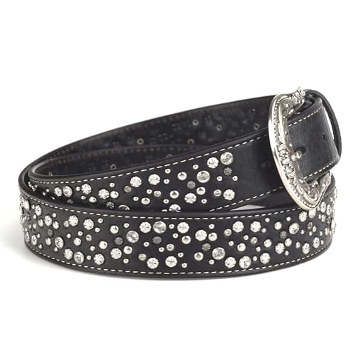 ARIAT Women's' Western Belt Rhinestones Nailheads3