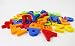 VicPow Letras y números magnéticos, 80 Piezas, Multicolor (D24)