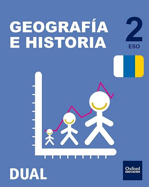 Portada de Inicia Dual Geografia e Historia 2º ESO Libro Alumno Canarias