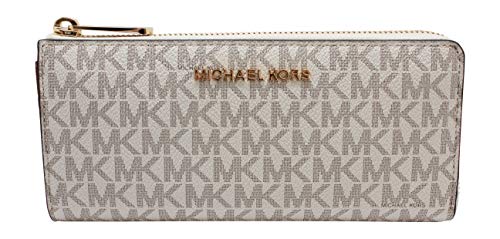 Jet Set Large Zip Wallet Vanilla Signature parfait pour vos sorties urbaines