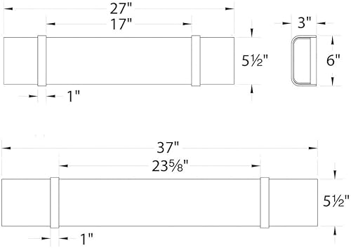 Miniatura 2 de WAC Lighting, Link - Lámpara LED Energy Star de 27 pulgadas para tocador de baño y pared, 3000 K, en níquel cepillado