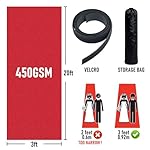 450GSM, 3ft x 20ft Red Carpet Runner for Events, Reusable TPR Non-Slip Backed Red Rug with Anti Slip for Wedding, Christmas, Indoor/Outdoor - Image 3